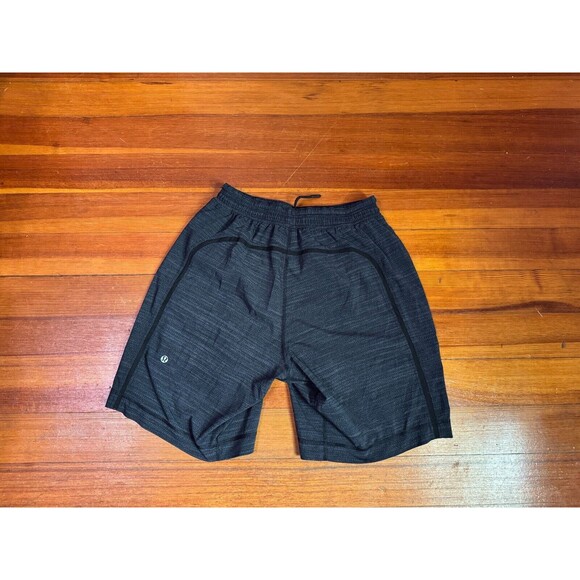 Lululemon Pace Breaker Shorts Lined 9" Heather Black Gray Textured Men's Small - Picture 5 of 6